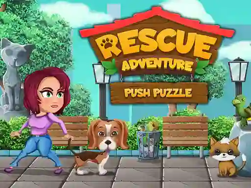 Игра Rescue Adventure Push Puzzle онлајн