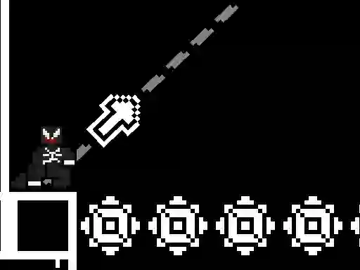 Игра 8bit Black Ropeman онлајн