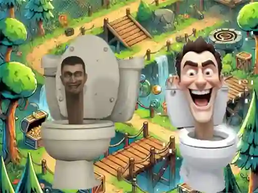 Игра Skibidi Toilet Cross The Road онлајн