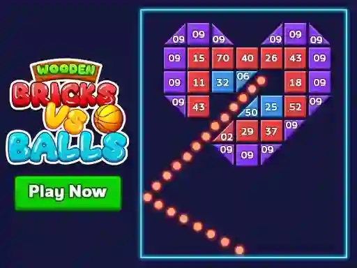 Игра Wooden Bricks Vs Balls онлајн
