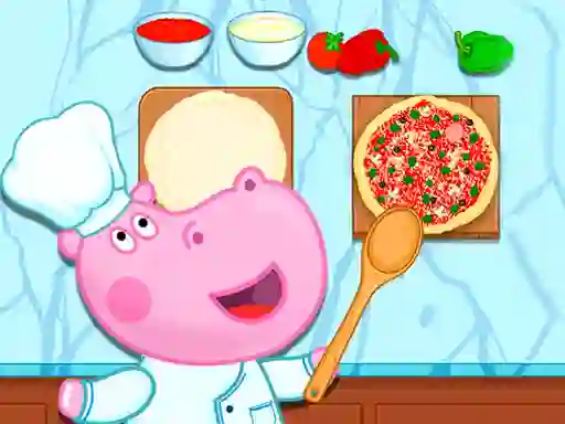 Игра Hippo Pizzeria онлајн