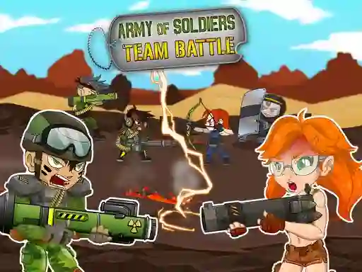 Игра Army of soldiers: Team Battle онлајн