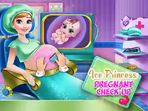 Игра Ice Princess Pregnant Check Up онлајн