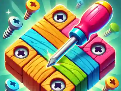 Игра Unscrew Wood Puzzle онлајн