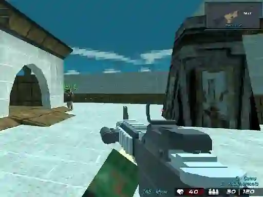 Игра Blocky Shooting Arena 3d Pixel Combat онлајн