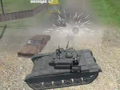 Игра Tank Shooting Simulator онлајн