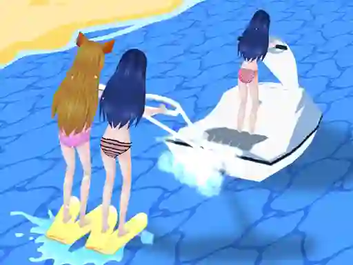 Игра Girl Surfer 3D онлајн