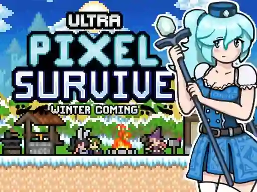 Игра Ultra Pixel Survive Winter Coming онлајн