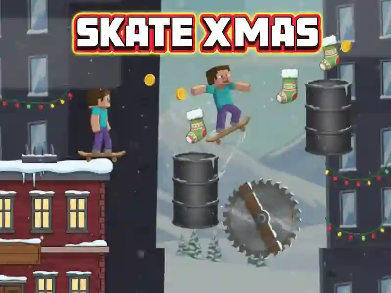 Игра Skate Xmas онлајн