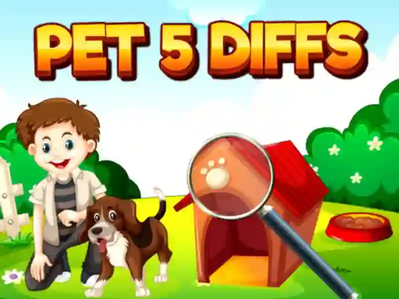 Игра Pet 5 Diffs онлајн
