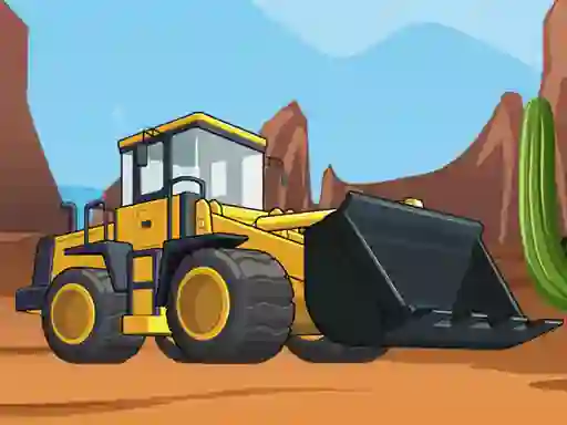 Игра Bulldozer Jigsaw онлајн