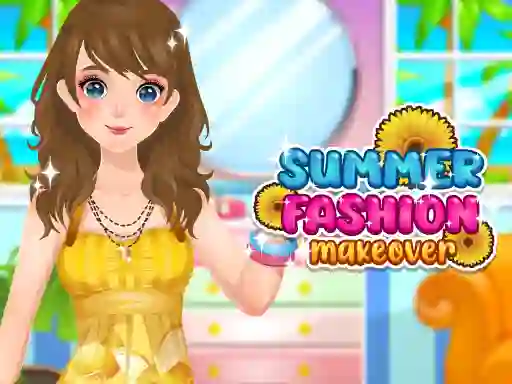 Игра Summer Fashion Makeover онлајн