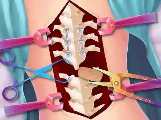 Игра Anna Scoliosis Surgery онлајн