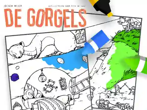 Игра Coloring Gorgels онлајн