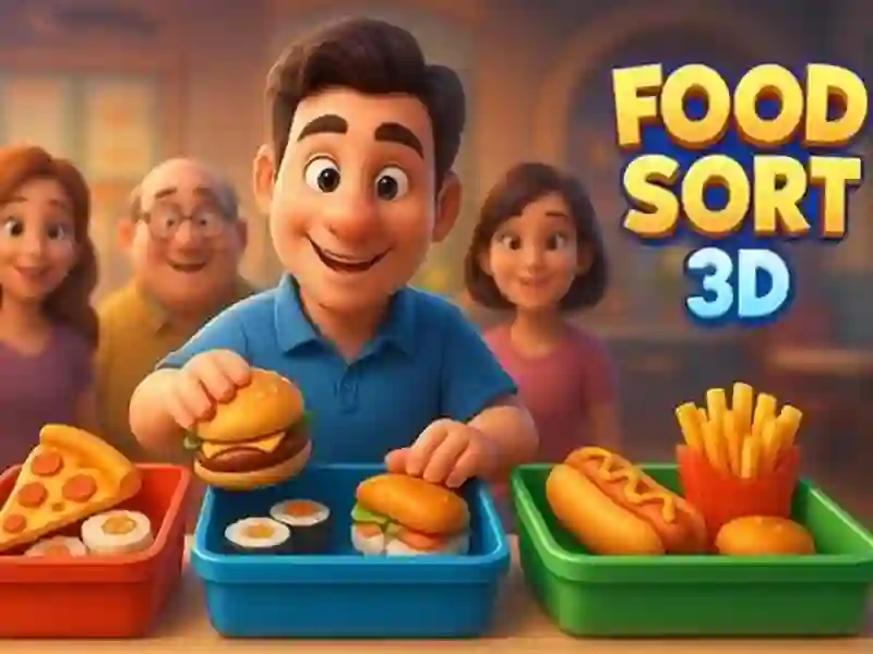 Игра Food Sort 3D онлајн
