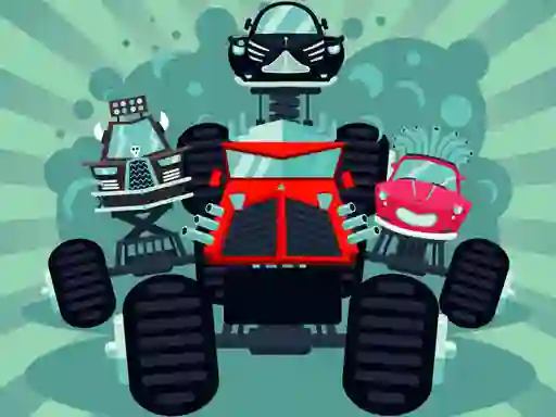 Игра Crazy Monster Trucks Memory онлајн
