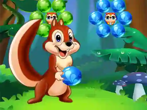 Игра Bubbles Shooter Squirrel онлајн