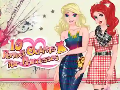Игра 10 Perfect Outfits for Princesses онлајн