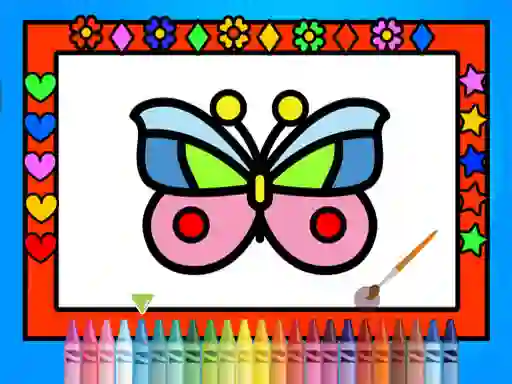Игра Color and Decorate Butterflies онлајн