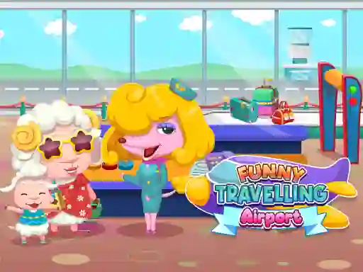Игра Funny Travelling Airport онлајн