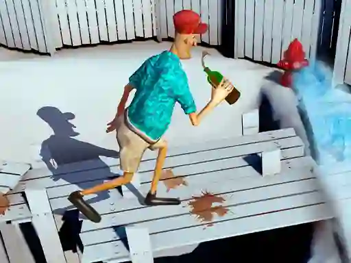 Игра Drunk Man 3D онлајн