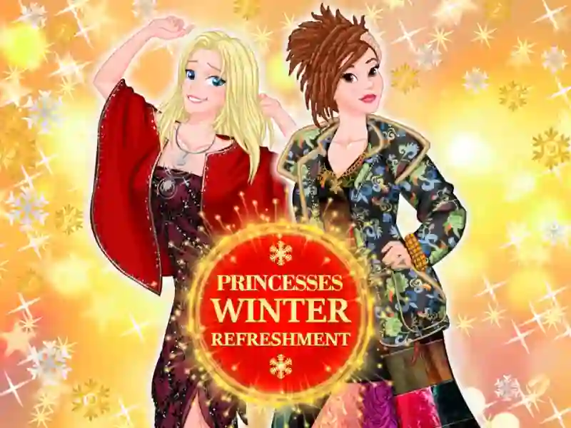 Игра Princesses winter refreshment онлајн
