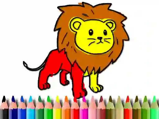 Игра Back To School: Lion Coloring Book онлајн