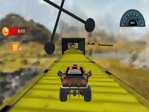 Игра Mega Levels Car Stunt Impossible Track онлајн
