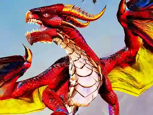Игра Flying Dragon City Attack онлајн