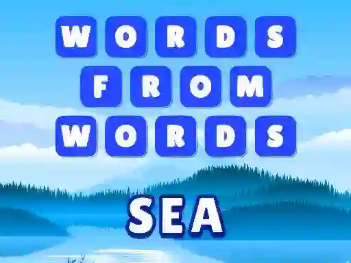 Игра Words from words: Sea онлајн
