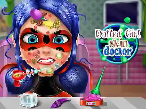 Игра Dotted Girl Skin Doctor онлајн