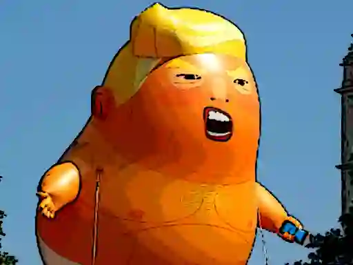 Игра Trump Flying Adventure онлајн