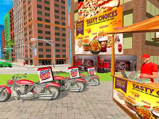 Игра Pizza Delivery Boy Simulation онлајн