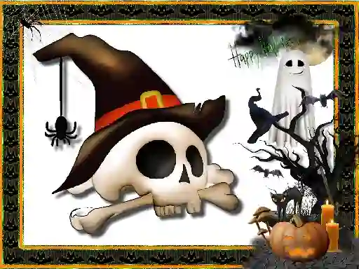 Игра Halloween Puzzle Challenge онлајн