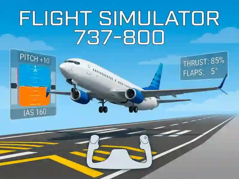 Игра Flight Simulator 737-800 онлајн