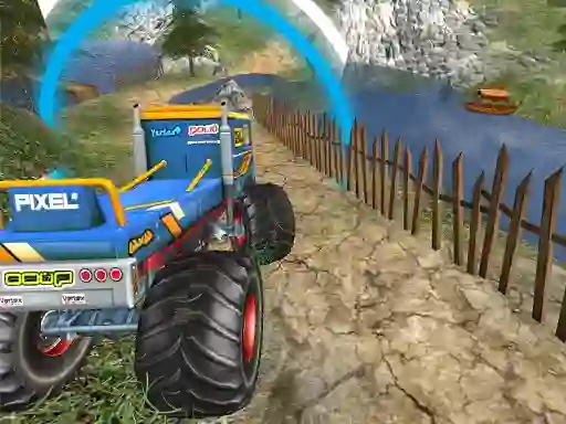 Игра Monster Truck Offroad Driving Mountain онлајн