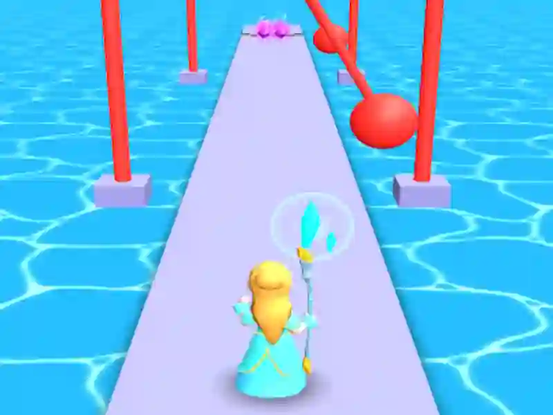 Игра Frozen Race 3D онлајн