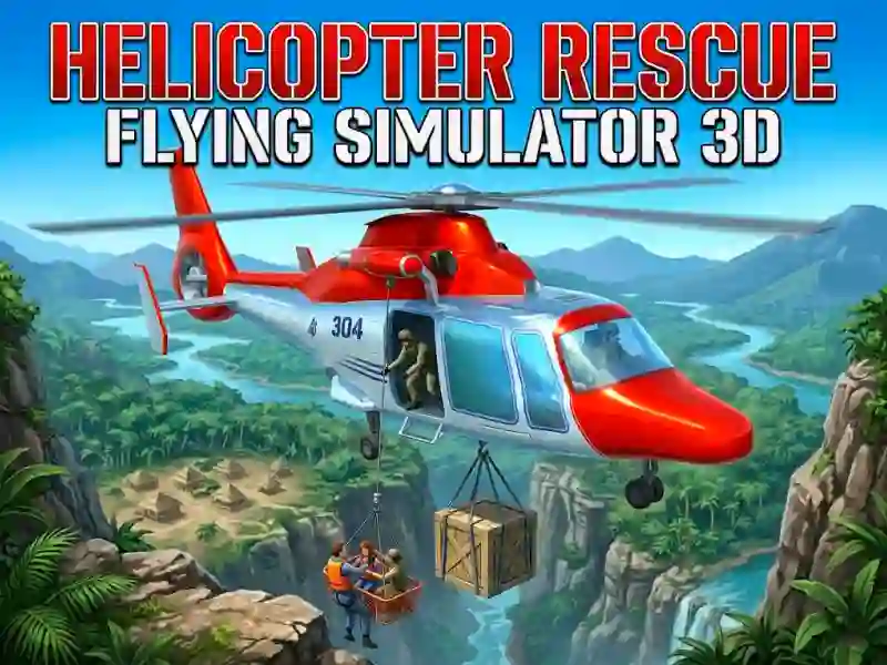 Игра Helicopter Rescue Flying Simulator 3d онлајн