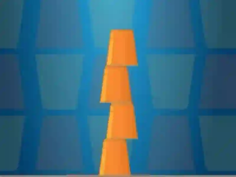 Игра Cups Tower Builder онлајн