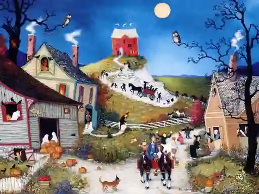 Игра Art Villages Differences онлајн
