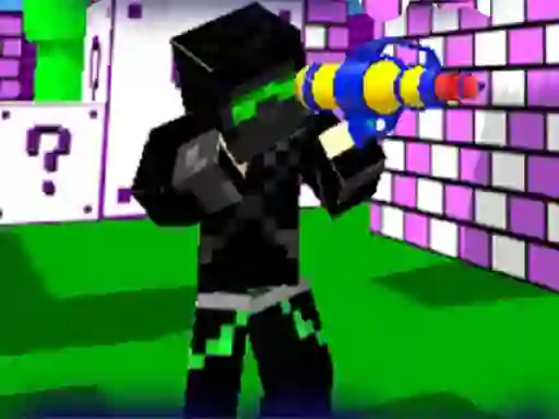 Игра Paintball Gun Pixel 3D онлајн