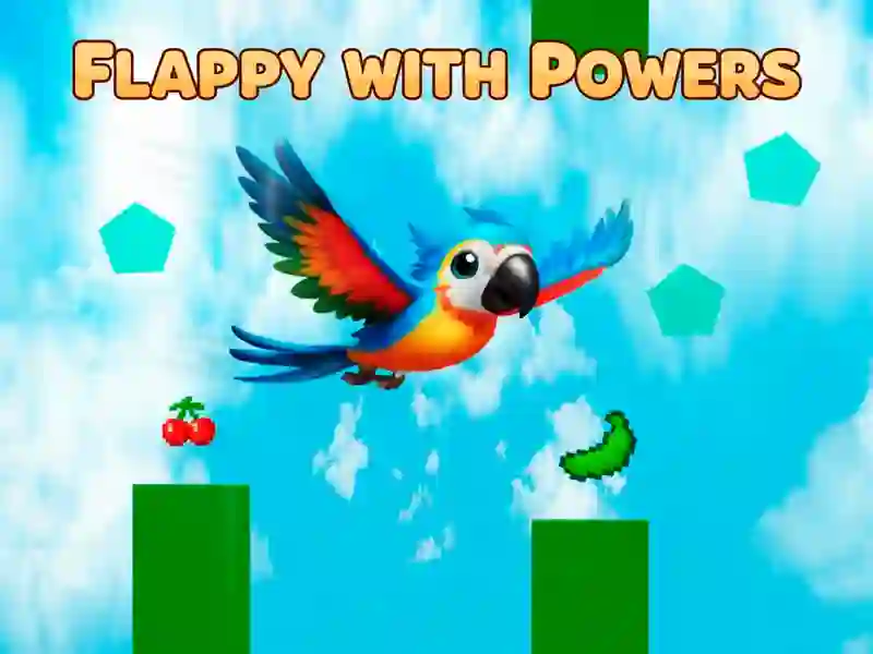 Игра Flappy with Powers онлајн