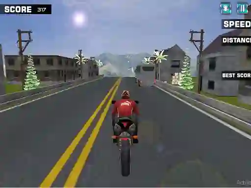 Игра Highway Rider Motorcycle Racer онлајн