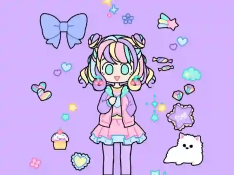 Игра Pastel Girl Dress Up онлајн