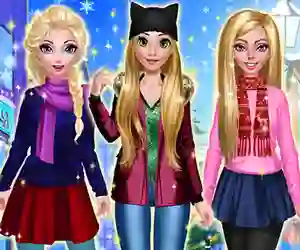 Игра Rosalie Winter Day онлајн