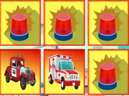 Игра Emergency Trucks Memory онлајн