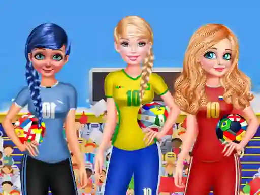 Игра BFF Princess Vote For  FIFA 2018 Quarter Finals онлајн
