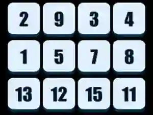 Игра Numbers Sliding Puzzle онлајн