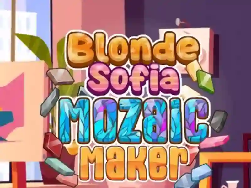 Игра Blonde Sofia: Mozaic Maker онлајн