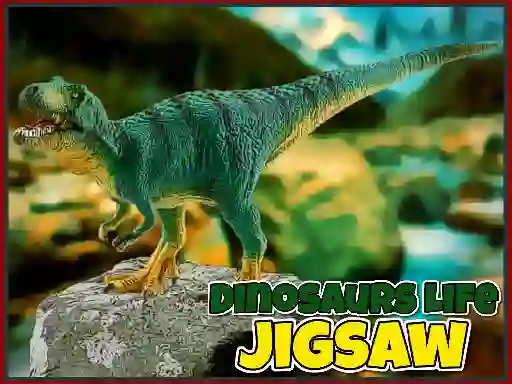Игра Dinosaurs Life Jigsaw онлајн